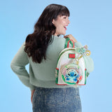 Loungefly Premium : Disney
Stitch & Scrump Iridescent Holiday Ornament Mini Backpack