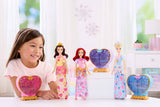 Disney Princess : Jewel Reveal Belle Fashion Doll W/ 8 Surprises Including Gem Box & Accessories