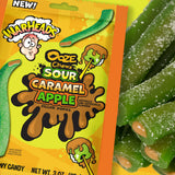 Warheads : Halloween Ooze Chewz Caramel Apple Ropes 3oz [BB 01/2027]