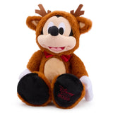 Disney Mickey Mouse : 2025 Reindeer Festive Christmas Plush 14"