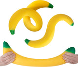 [LIMIT OF 2 PER HOUSEHOLD] Orb : Easy Sqweezy Jumbo Banana 18-Inch Squeeze Toy [Super Stretchy]