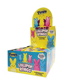 Flix : Easter PEEPS® Marshmallow Flavoured Bunny Lollipop Rings™ 0.42oz (Mexico Import)