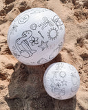 Cherrypick Summer : Design Your Own Beach Ball Kit - Summer Activity for Kids - 2 Balls Included