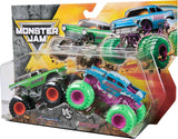 Monster Jam, 1:64 Scale Die-Cast Monster Trucks 2-Pack (Assorted)