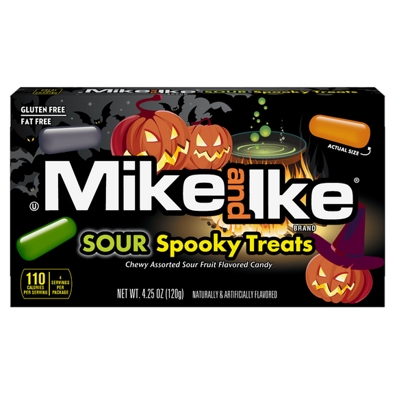 Mike And Ike : Halloween Sour Spooky Treats 4.25oz [BB JUNE 2026]