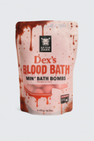 Happy Hippo : Dex's Blood Bath - Mini Bath Bombs- Gift Bag 6.17 Oz