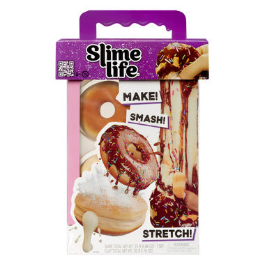 MGA : Slime Life - Donuts Choco Icing Round & Cream Filled - DIY Slime Kit