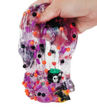 Crazy Aaron’s : Slime Charmers - Witches Brew - Glitter Water Slime With Halloween Themed Min-ins , Spiced Apple Scented