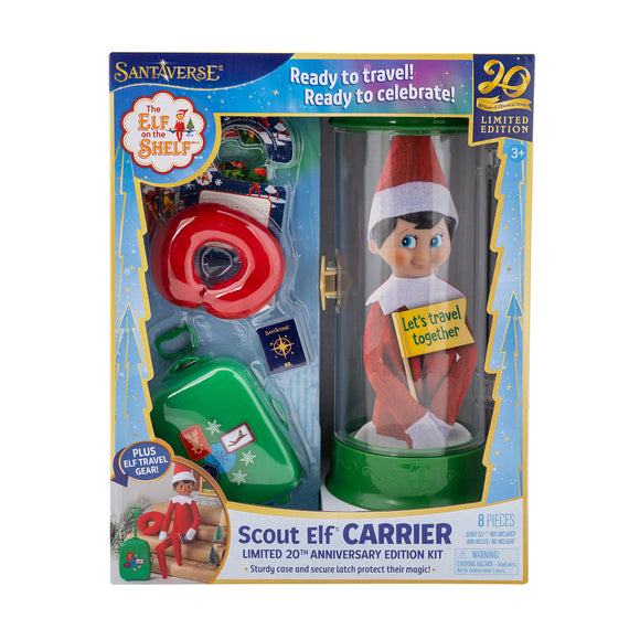 Elf on the Shelf - 20th Anniversary - Scout Elf Carrier + Bonus Accessories