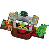 Brickcraft : Grinch in Fireplace