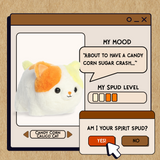 Aurora® : Halloween Series - Spudsters™ - 10" Candy Corn Calico Cat™