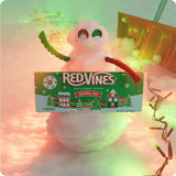 American Licorice : Red Vines Original Red and Green Christmas Twists, 4oz (USA Import) [BB 07/08/2027]