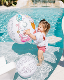 Cherrypick Summer : Design Your Own Beach Ball Kit - Summer Activity for Kids - 2 Balls Included