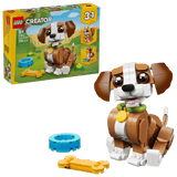 Lego : Creator 3-in-1 Cute Animals: Playful Puppy Dog