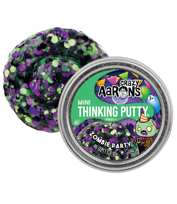 Crazy Aaron’s : Thinking Putty - Halloween Mini Glow Zombie Party - 2