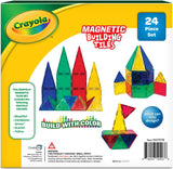 Crayola : Bold Colours Magnetic Building Tiles - 24 Pcs