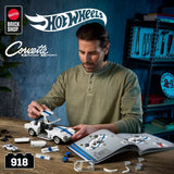 Mattel : Brick Shop - Hot Wheels Corvette Grand Sport Building Kit (918 Pieces)