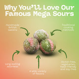 Barnetts : Mega Sour Watermellon Candy Zombie Bombz 3.7 oz (BRITAIN Import) [BB 10/31/2027]