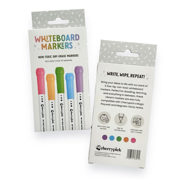 (PRE-ORDER) Cherrypick : Whiteboard Dry-Erase Markers (5pc)(Assorted Colors)