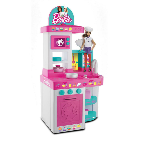 Barbie Kitchen with 40 Accessories with lights & sounds