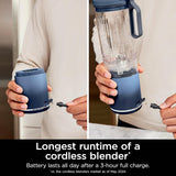 Ninja Blast Max Cordless Personal Blender – 22 oz BPA-Free Travel Cup with Auto-iQ Technology Deep Navy