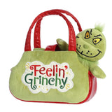 Aurora® : Dr. Seuss™ - Fancy Pals™ - 8" Grinch Plush with Feeling Grinchy Plush Carrier Bag