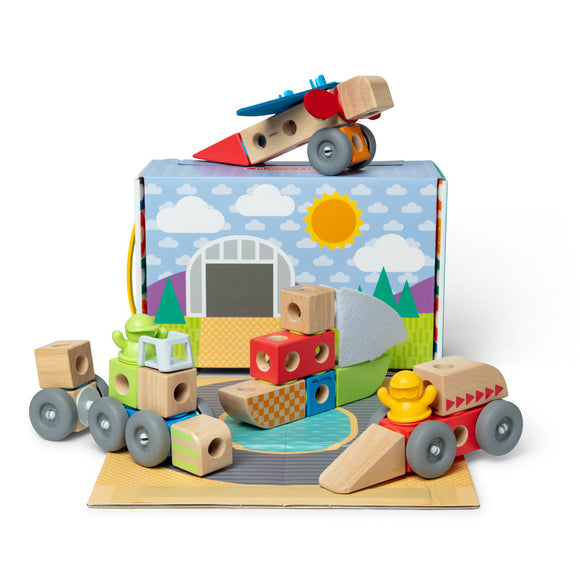Melissa & Doug : Blockables™ Vehicles Play Set