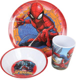 (PRE-ORDER) Danawares : Kids Paw 3pc Melamine Dinnerware Set (Assorted Styles) [ALL PRE-ORDERS ARE FINAL]