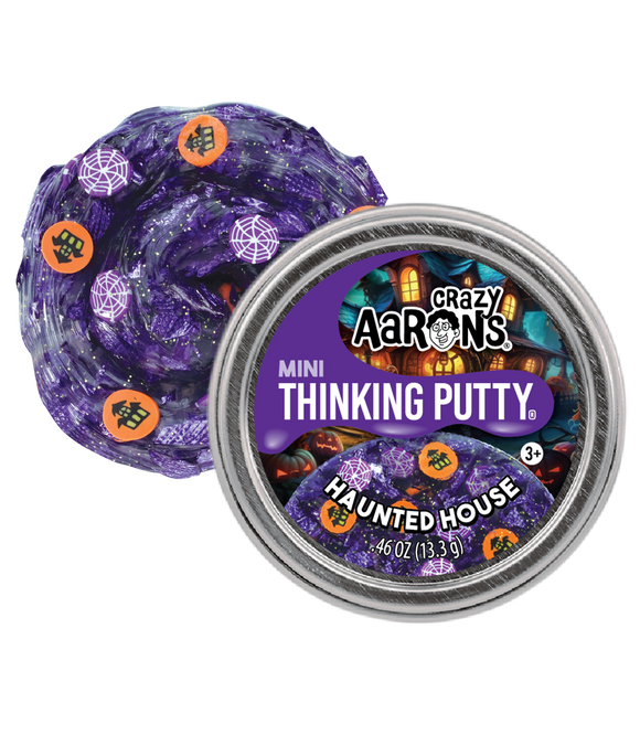 Crazy Aaron’s : Thinking Putty - Halloween Mini Glow Haunted House - 2