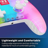 PowerA : Advantage Wired Controller for Nintendo Switch 2 with Lumectra - White
