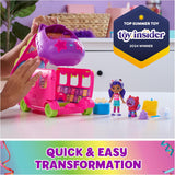 Gabby's Dollhouse : Celebration Party Bus Transforming Playset