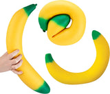 [LIMIT OF 2 PER HOUSEHOLD] Orb : Easy Sqweezy Jumbo Banana 18-Inch Squeeze Toy [Super Stretchy]