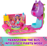 Gabby's Dollhouse : Celebration Party Bus Transforming Playset