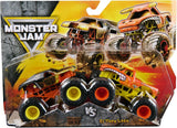 Monster Jam, 1:64 Scale Die-Cast Monster Trucks 2-Pack (Assorted)