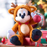 Disney Mickey Mouse : 2025 Reindeer Festive Christmas Plush 14"