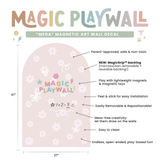 Cherrypick : Mega Magic Playwall - Arch Magnetic Wall Decal - Starry Skies