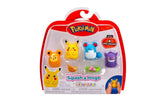 Squishmallows : Squish-a-longs Pokemon 4 Pack