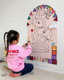 (PRE-ORDER) Cherrypick : Original Magic Playwall - Arch Magnetic Wall Decal for Kids (Assorted Colors)