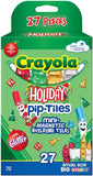 Crayola® : Holiday PIP-Tiles, Mini Magnetic Building Tiles with Glitter - 27 Pcs