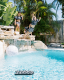 (PRE-ORDER) Cherrypick Summer : Little Swimmer Floatie - Toddler & Kids Swim Vest Floaties - Monochrome Smiley