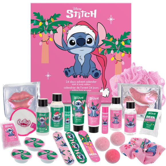 (PRE-ORDER) Mad Beauty : Disney's Stitch - 24 Day Bath & Beauty Advent Calendar