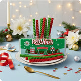 American Licorice : Red Vines Original Red and Green Christmas Twists, 4oz (USA Import) [BB 07/08/2027]