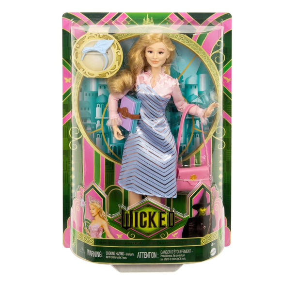 Mattel : Universal Pictures’ Wicked Glinda At Shiz University Fashion Doll With Removable Fashions & Accessories