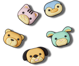 Crocs : 3D Animal Friends 5 Pack Jibbitz™ Charms