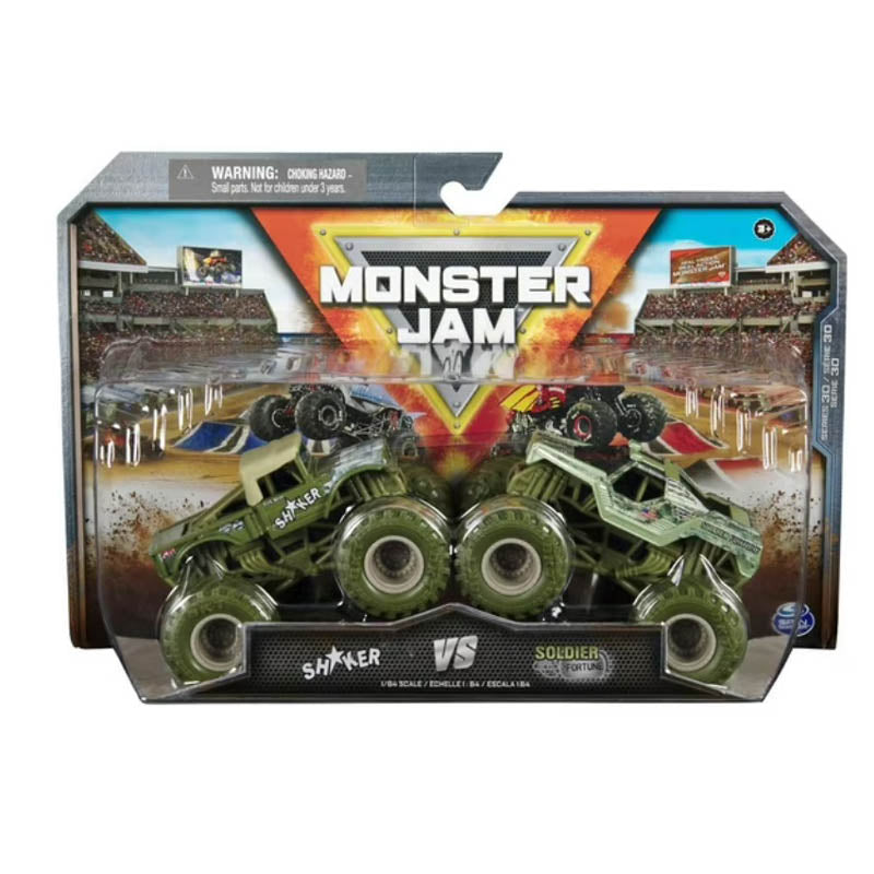 Monster Jam, 1:64 Scale Die-Cast Monster Trucks 2-Pack (Assorted