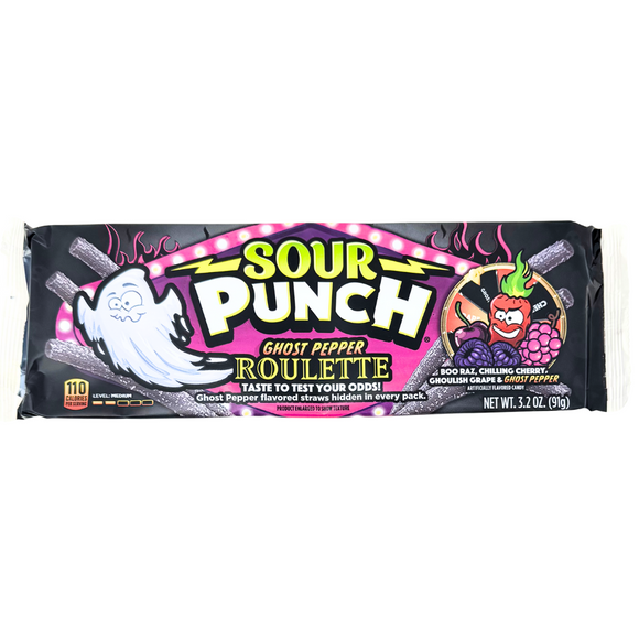 Sour Punch : Ghost Pepper Roulette - 3.2oz [BB MAY 30 2026]