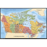 Map of Canada Wall Poster