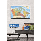 Map of Canada Wall Poster