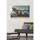 Dinosaur T-Rex Wall Poster - 22" X 34"