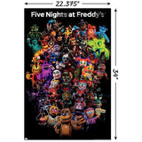 Five Nights at Freddy's: Special Delivery : Collage Wall Poster - 22" X 34"